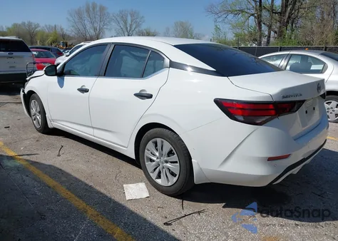 2025 Nissan Sentra S из США, поврежденный, VIN 3N1AB8BV0SY221759